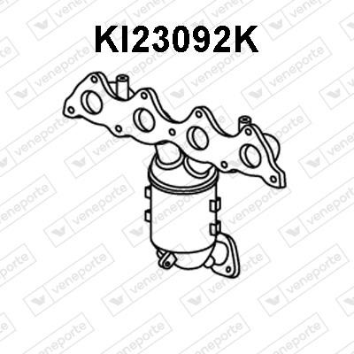 Veneporte KI23092K Catalytic Converter KI23092K