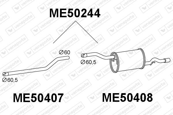 Veneporte ME50244 Shock absorber ME50244