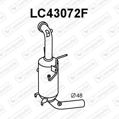 Veneporte LC43072F Diesel particulate filter DPF LC43072F