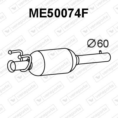 Veneporte ME50074F Diesel particulate filter DPF ME50074F