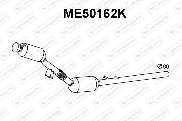 Veneporte ME50162K Catalytic Converter ME50162K