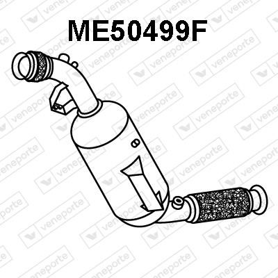Veneporte ME50499F Diesel particulate filter DPF ME50499F