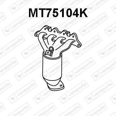 Veneporte MT75104K Catalytic Converter MT75104K