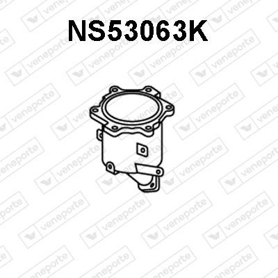 Veneporte NS53063K Catalytic Converter NS53063K