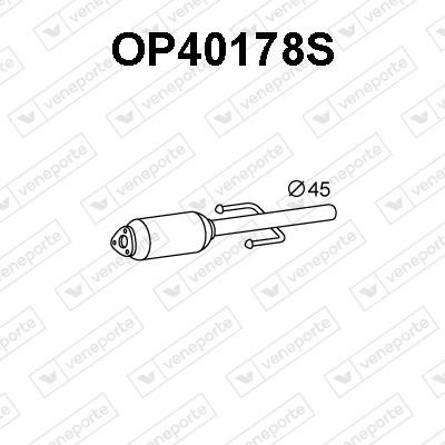 Veneporte OP40178S Diesel particulate filter DPF OP40178S