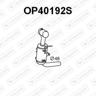 Veneporte OP40192S Diesel particulate filter DPF OP40192S