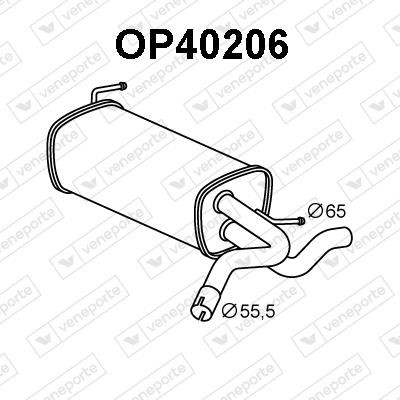 Veneporte OP40206 Shock absorber OP40206