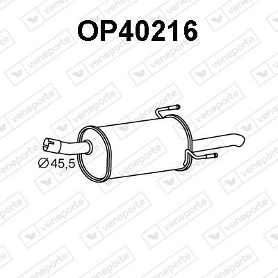 Veneporte OP40216 Shock absorber OP40216