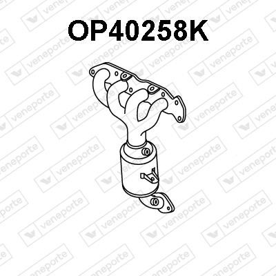 Veneporte OP40258K Catalytic Converter OP40258K
