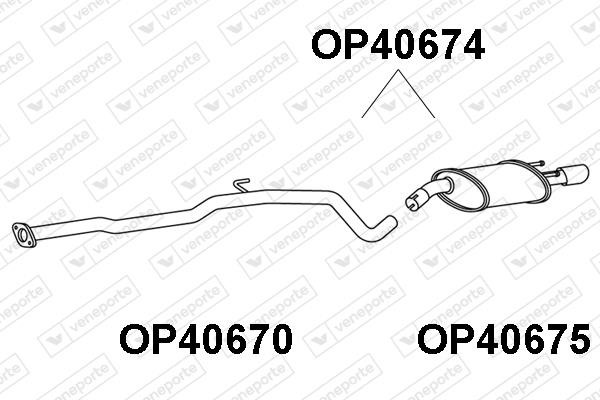 Veneporte OP40674 End Silencer OP40674