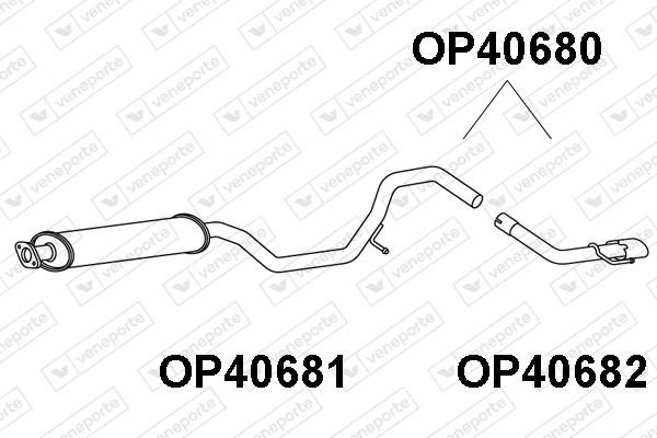 Veneporte OP40680 End Silencer OP40680