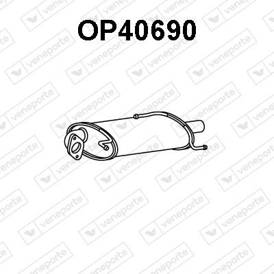 Veneporte OP40690 End Silencer OP40690