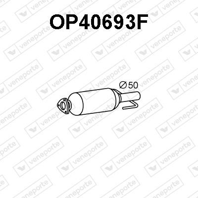 Veneporte OP40693F Diesel particulate filter DPF OP40693F