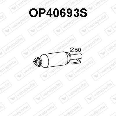 Veneporte OP40693S Diesel particulate filter DPF OP40693S