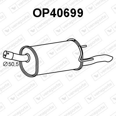 Veneporte OP40699 End Silencer OP40699