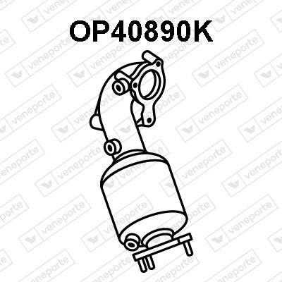 Veneporte OP40890K Catalytic Converter OP40890K