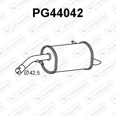 Veneporte PG44042 End Silencer PG44042