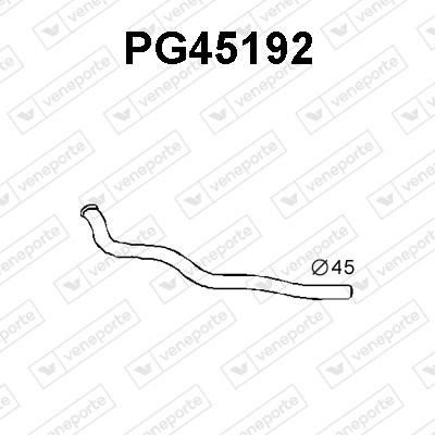 Veneporte PG45192 Exhaust pipe PG45192