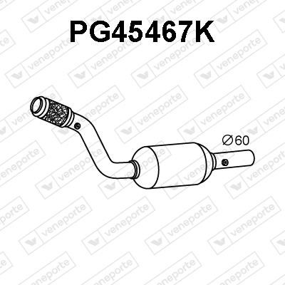 Veneporte PG45467K Catalytic Converter PG45467K