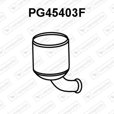 Veneporte PG45403F Diesel particulate filter DPF PG45403F