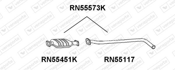 Veneporte RN55117 Exhaust pipe RN55117