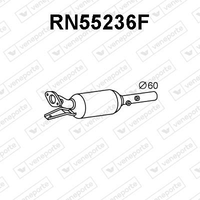 Veneporte RN55236F Diesel particulate filter DPF RN55236F