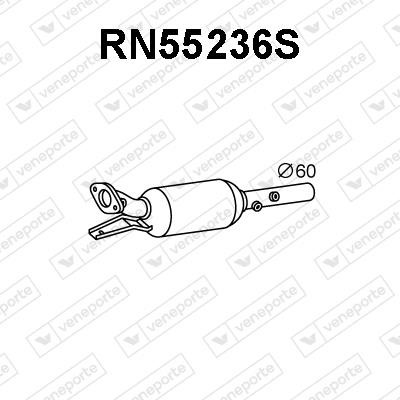 Veneporte RN55236S Diesel particulate filter DPF RN55236S