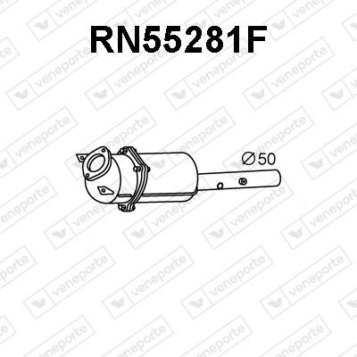 Veneporte RN55281F Diesel particulate filter DPF RN55281F