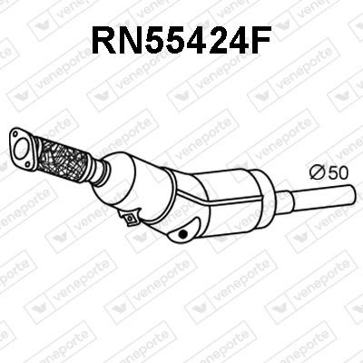 Veneporte RN55424F Diesel particulate filter DPF RN55424F