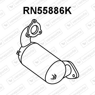 Veneporte RN55886K Catalytic Converter RN55886K
