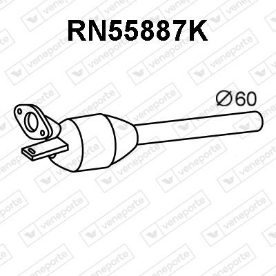 Veneporte RN55887K Catalytic Converter RN55887K