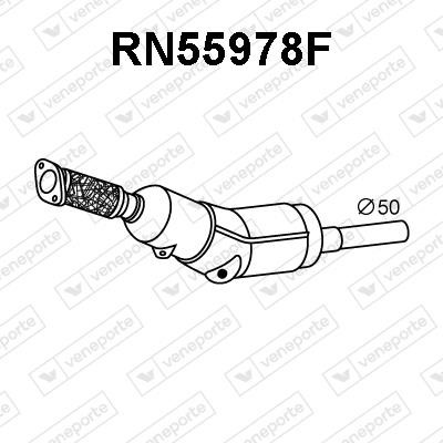 Veneporte RN55978F Diesel particulate filter DPF RN55978F