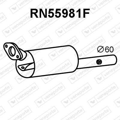 Veneporte RN55981F Diesel particulate filter DPF RN55981F