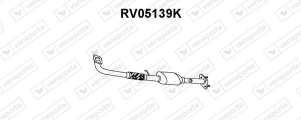 Veneporte RV05139K Catalytic Converter RV05139K