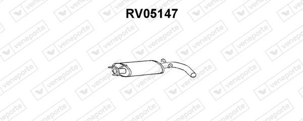 Veneporte RV05147 Central silencer RV05147