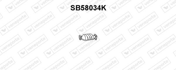 Veneporte SB58034K Catalytic Converter SB58034K