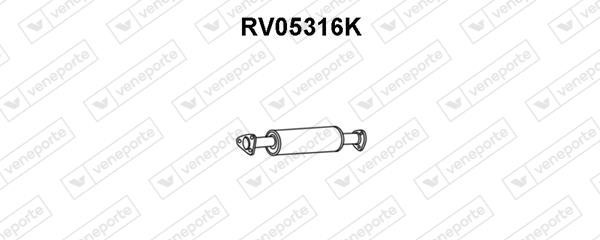 Veneporte RV05316K Catalytic Converter RV05316K