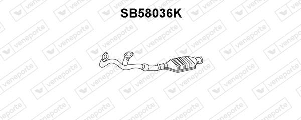 Veneporte SB58036K Catalytic Converter SB58036K
