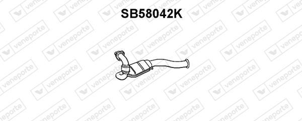 Veneporte SB58042K Catalytic Converter SB58042K