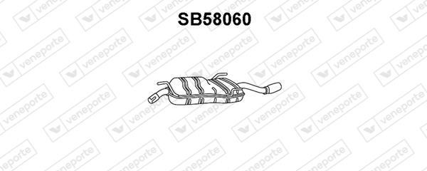 Veneporte SB58060 End Silencer SB58060