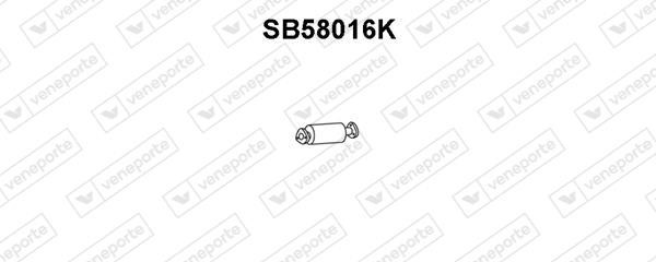 Veneporte SB58016K Catalytic Converter SB58016K