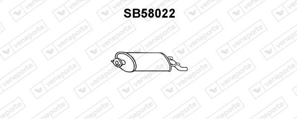 Veneporte SB58022 End Silencer SB58022