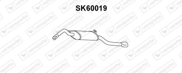 Veneporte SK60019 End Silencer SK60019