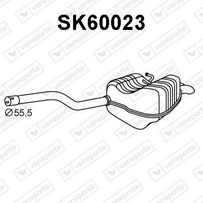 Veneporte SK60023 End Silencer SK60023