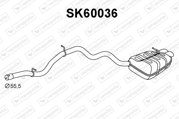 Veneporte SK60036 Shock absorber SK60036