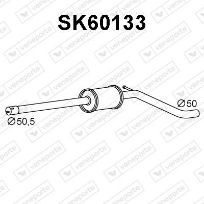 Veneporte SK60133 Front Silencer SK60133