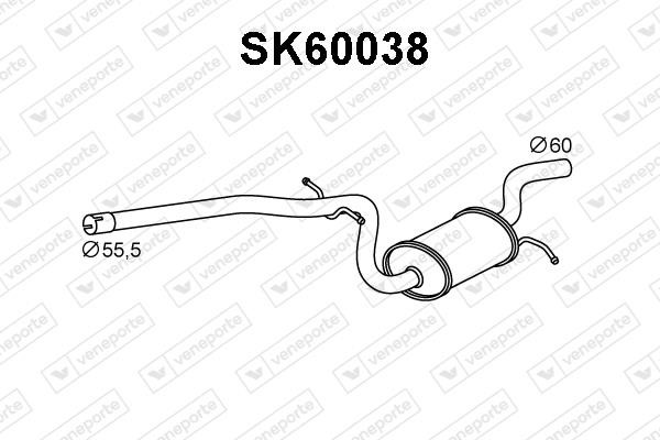 Veneporte SK60038 Shock absorber SK60038
