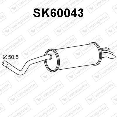 Veneporte SK60043 Shock absorber SK60043