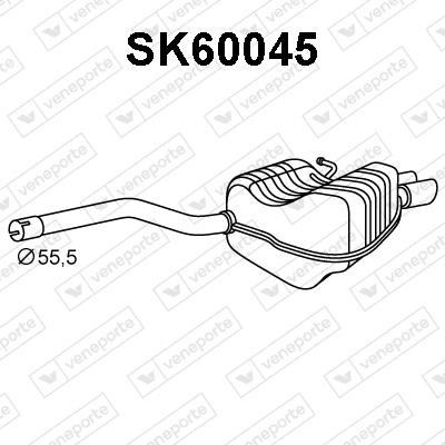 Veneporte SK60045 Shock absorber SK60045