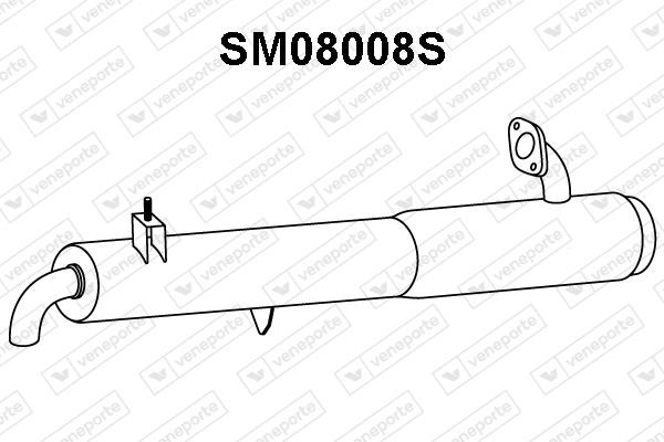 Veneporte SM08008S Diesel particulate filter DPF SM08008S